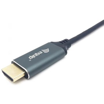 EQUIP USB 3.0 Type C HDMI 2.0 Átalakító Fekete 3m 133417