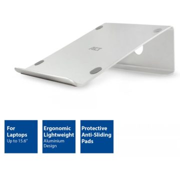 ACT CONNECTIVITY Laptop stand aluminium
