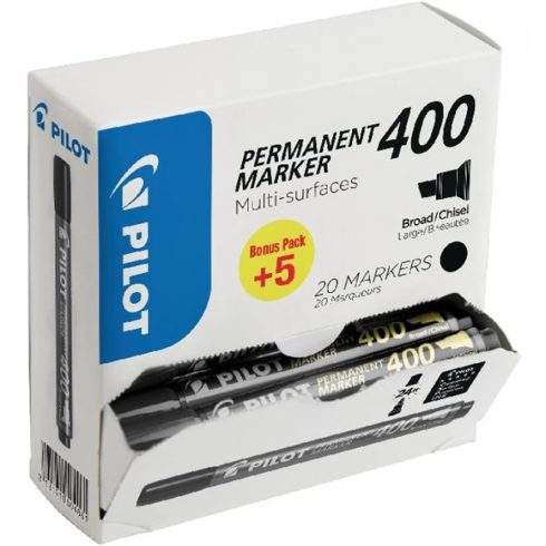 PILOT BT 400 permanent marker fekete 20 db