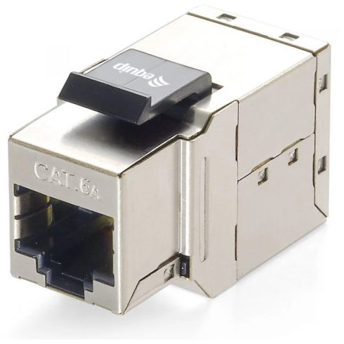EQUIP Cat.6A Shielded Keystone Inline Coupler 125596