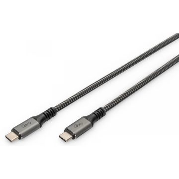   DIGITUS USB 4.0 Type C Összekötő Fekete 1m DB-300443-010-S