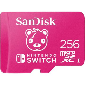   SANDISK microSDXC UHS-I card for Nintendo Switch rózsaszín 256GB
