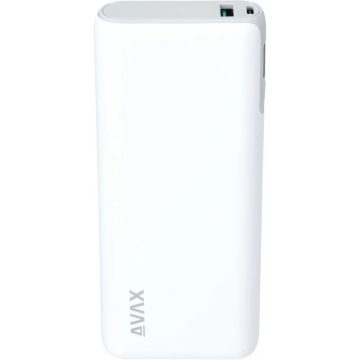   AVAX PB202W VITALITY PD/Type C 65W+QC 18W 20.000mAh gyorstöltő powerbank fehér