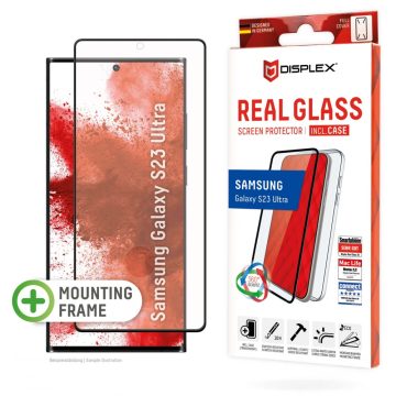DISPLEX Real Glass + Case Samsung Galaxy S23 Ultra