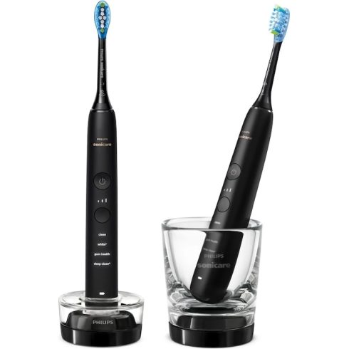 PHILIPS HX9914/55 Sonicare DiamondClean 9000 Szónikus elektromos fogkefe dupla csomag fekete