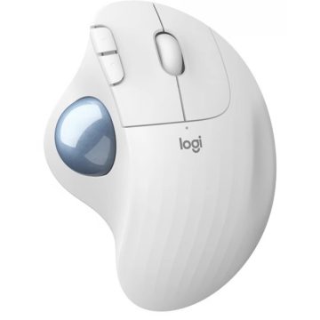   LOGITECH ERGO M575 vezeték nélküli ergonómikus hanyattegér üzleti használatra fehér
