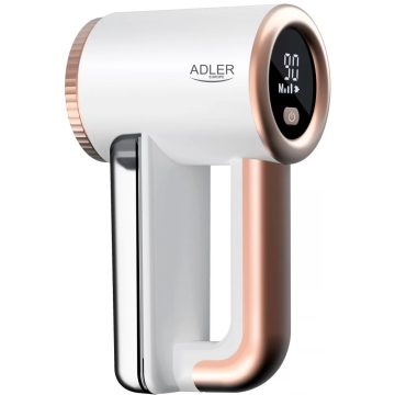   ADLER AD 9617 Szöszeltávolító LCD kijelzővel 5 W fehér / arany
