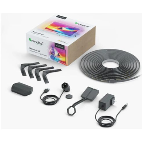 NANOLEAF 4D TV Screen Mirror + Light Strips Kit (for TV & Monitor up to 85")