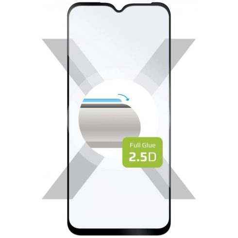 FIXED 2.5D Full Cover Tempered Glass screen protector Samsung Galaxy A14 5G fekete