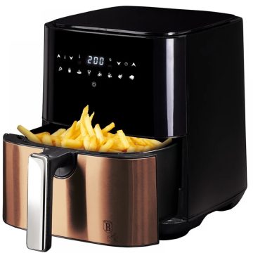   BERLINGER HAUS BH/9421A Forrólevegős sütő 5 l fekete-rózsaarany
