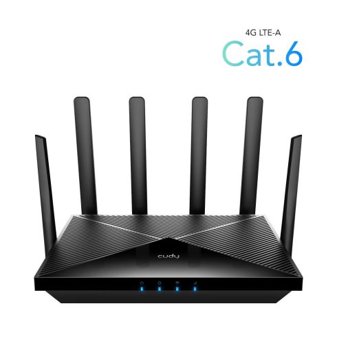 CUDY LT700 4G LTE Cat 6 AC1200 Gigabit Wi-Fi Router