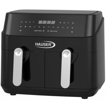 HAUSER AF-2450 Forró levegős sütő 2 x 4.5 l fekete