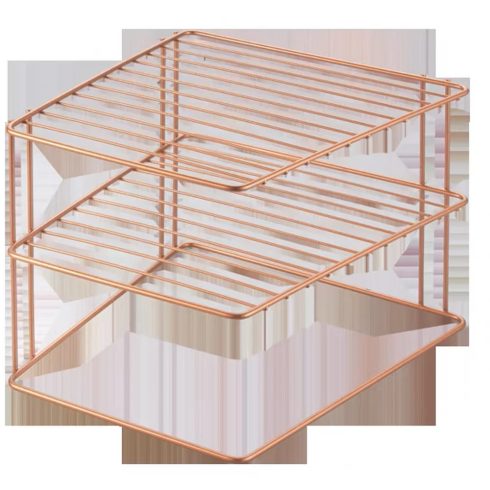METALTEX MX362402 Palio Copper Tároló állvány kétszintes 25 x 25 x 19 cm réz