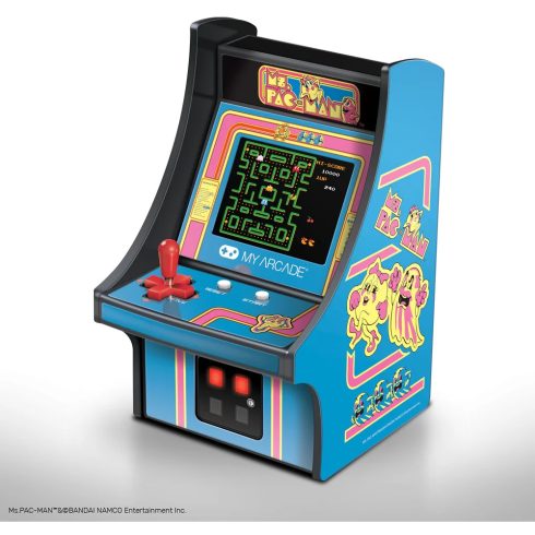 MY ARCADE Ms. Pac-Man Micro Player Retro Arcade 6.75" Hordozható