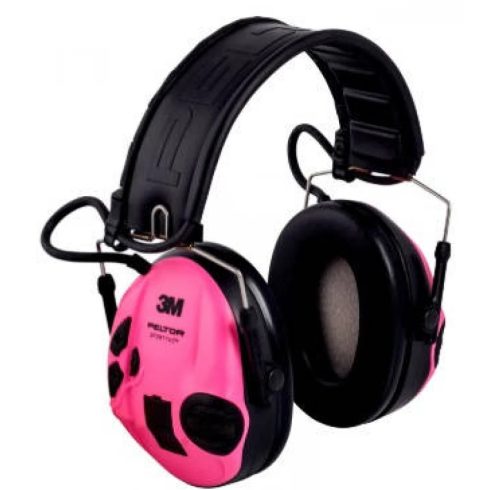3M Peltor SportTac elektronikus zajszintfüggő hallásvédő pink