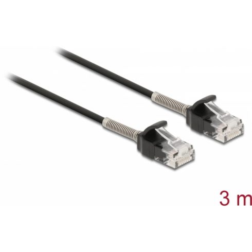 DELOCK UTP CAT6A Összekötő Fekete 3m 87020