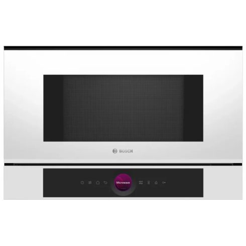 BOSCH BFL7221W1 Serie 8 Mikrohullámú sütő beépíthető fehér