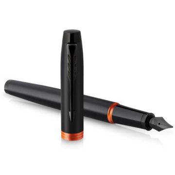   PARKER Im Professionals Vibrant töltőtoll fekete KLIPSZ fekete-narancs