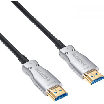 AKYGA HDMI 2.1 Összekötő Fekete-Ezüst 10m AK-HD-100L