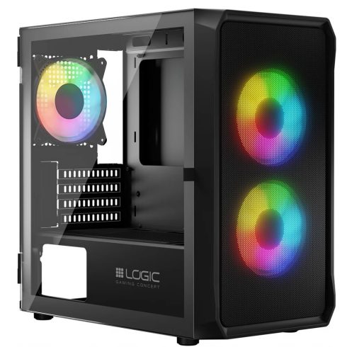 LOGIC Portos ARGB Mini fekete