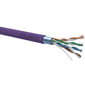 SOLARIX CAT5E Összekötő Lila 305m SXKD-5E-FTP-LSOH