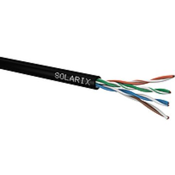 SOLARIX CAT5E Összekötő Fekete 305m SXKD-5E-UTP-PE