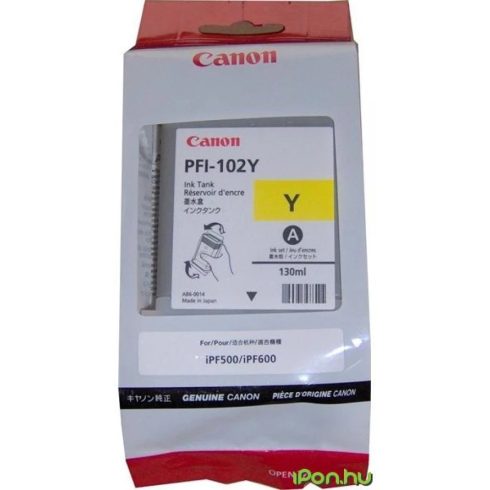 CANON PFI-102Y EREDETI
