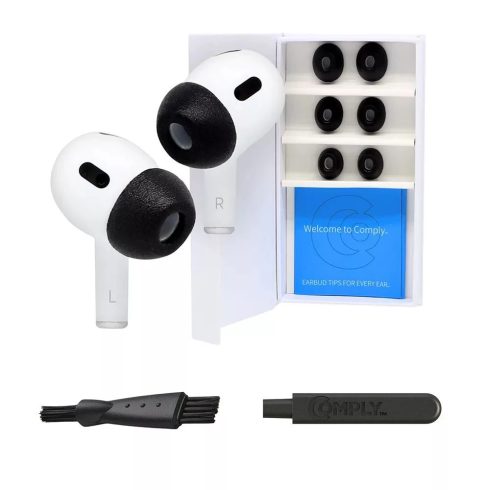 COMPLY TrueGrip Premium Memóriahab fülilleszték Apple AirPods Gen 1/2 fülhallgatókhoz L