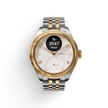   WITHINGS ScanWatch Nova Brilliant 39mm rozsdamentes acél tok-arany