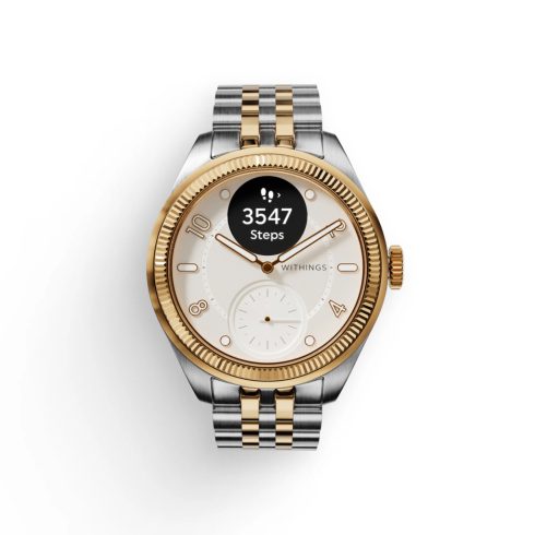 WITHINGS ScanWatch Nova Brilliant 39mm rozsdamentes acél tok-arany