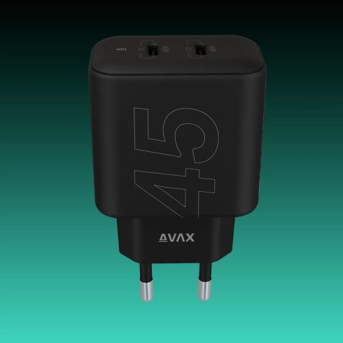 AVAX CH602B SPEEDY+ 45W GaN gyors töltő adapter