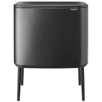   BRABANTIA 233562 Bo Touch Bin nyomófedeles hulladékgyűjtő magasított fekete