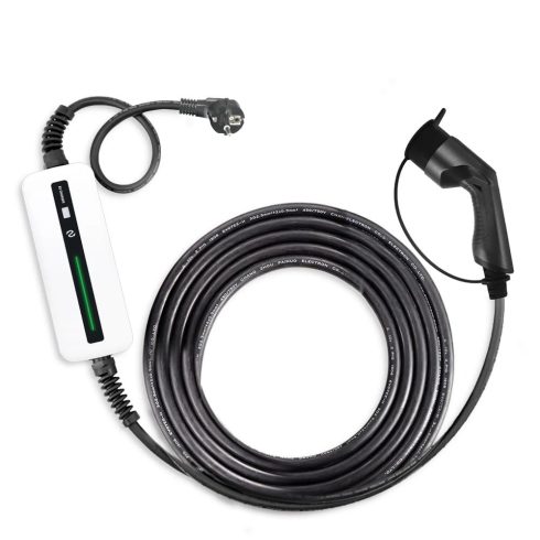 BESEN Type2 Elektromos Autó Otthoni Töltőkábel 3.7kW 6-16A 1 fázis 6 méter