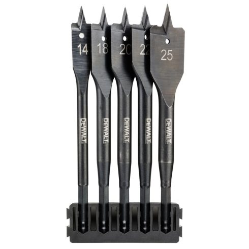 DEWALT DT70833-QZ Hegytartó lapos fafúrók Extreme 5db 14-25mm