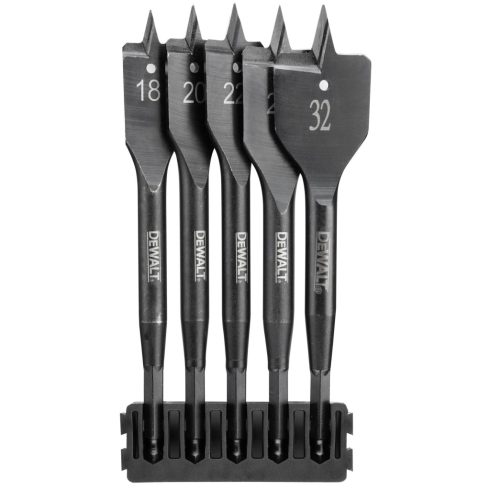 DEWALT DT70832-QZ Hegytartó lapos fafúrók Extreme 5db 18-32mm