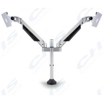   MULTIBRACKETS 7350022737198 M VESA Gas Lift Arm Dual 2 karos asztali konzol ezüst
