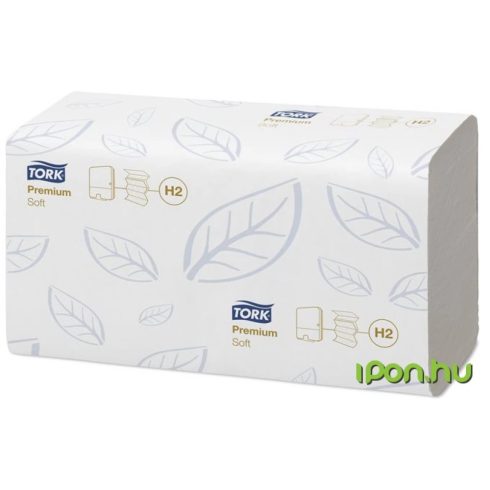 TORK Premium Interfolded Kéztörlő hajtogatott H2 rendszer extra fehér
