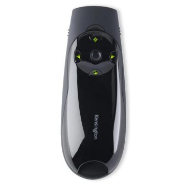   KENSINGTON K72426EU Presenter Expert vezeték nélküli kurzorvezérlés zöld lézerrel fekete