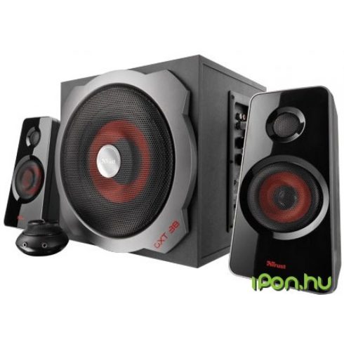 TRUST 19023 GXT 38 Tytan 2.1 Subwoofer Speaker Set fekete-piros
