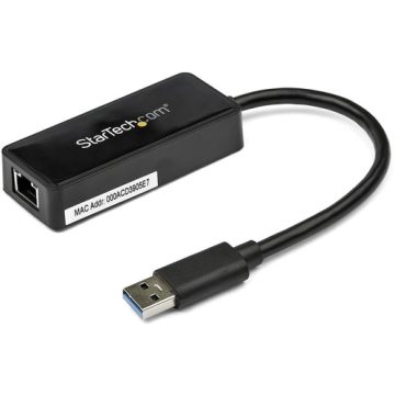   STARTECH USB31000SPTB USB 3.0 UTP Összekötő 5cm 1Gbps fekete