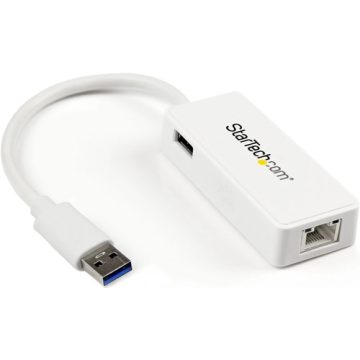   STARTECH USB31000SPTW USB 3.0 UTP Átalakító 5cm 1Gbps fehér