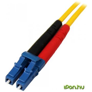 STARTECH Fiber Optic LC Összekötő Sárga 10m SMFIBLCLC10