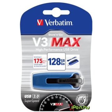 VERBATIM V3 MAX 128GB USB 3.0 Kék