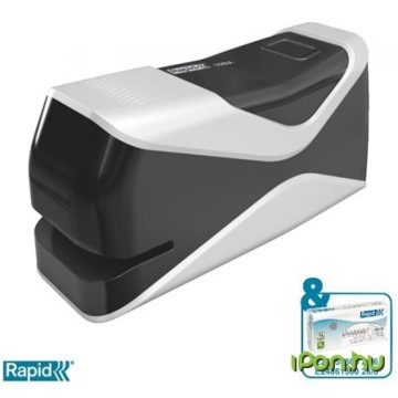   RAPID Tűzőgép elektromos 24/6 26/6 10 lap Fixativ 10BX fekete