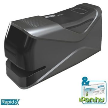   RAPID Tűzőgép elektromos 24/6 26/6 20 lap Fixativ 20EX fekete