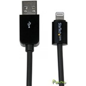 STARTECH Lightning USB Töltő/adatkábel Fekete 1m USBLT1MB