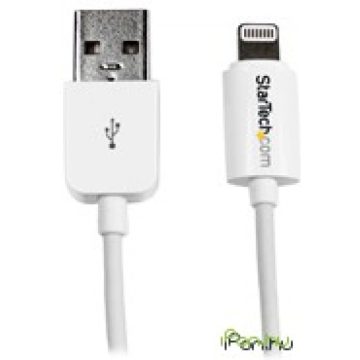 STARTECH Lightning USB Töltő/adatkábel Fehér 1m USBLT1MW