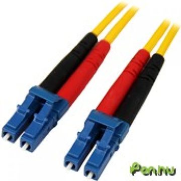 STARTECH Fiber Optic LC Összekötő Sárga 1m SMFIBLCLC1