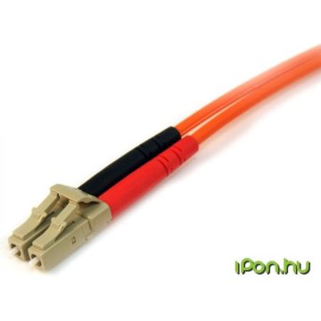   STARTECH Fiber Optic LC Összekötő Narancssárga 5m 50FIBLCLC5