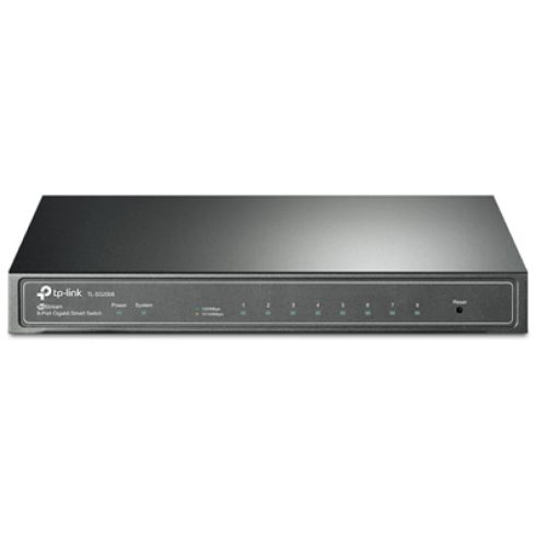 TP-LINK TL-SG2008 8 portos gigabites smart switch